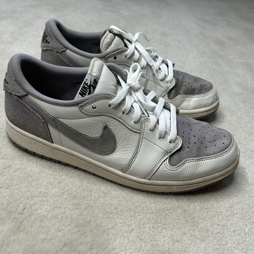 Nike Air Jordan 1 Low OG Atmosphere Grey Shoes Men's 11.5 Sneaker